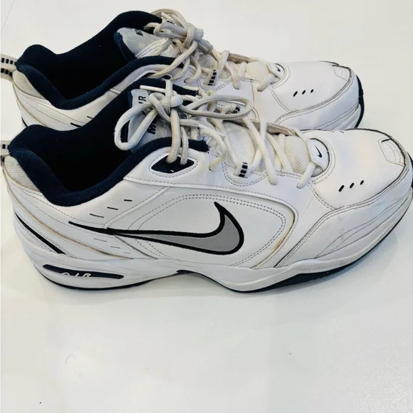 Nike Air Monarch IV Men's White and Black Athletic Shoes size 14 W - Picture 5 of 9